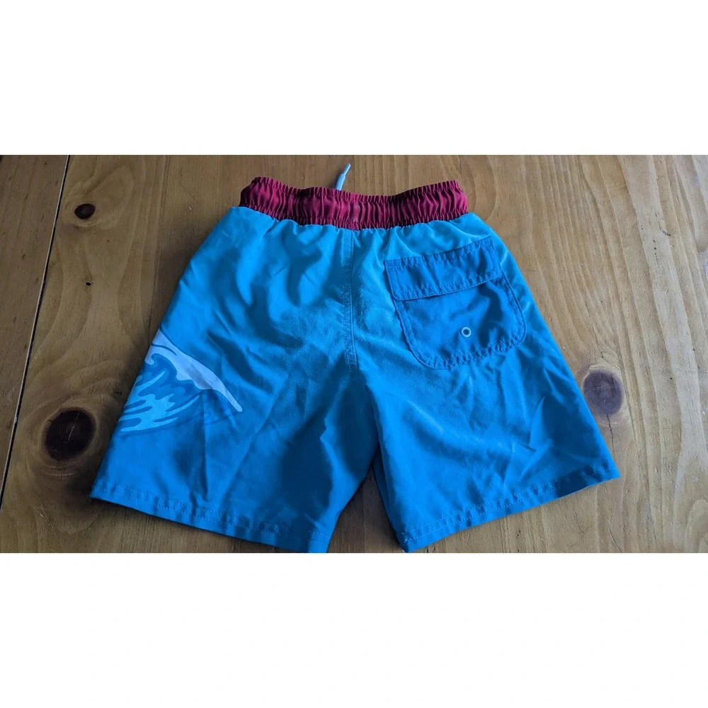 Looney Tunes‎ Team USA Bugs Bunny Swim Trunks Boys Size S 6/7 Olympic Surfing